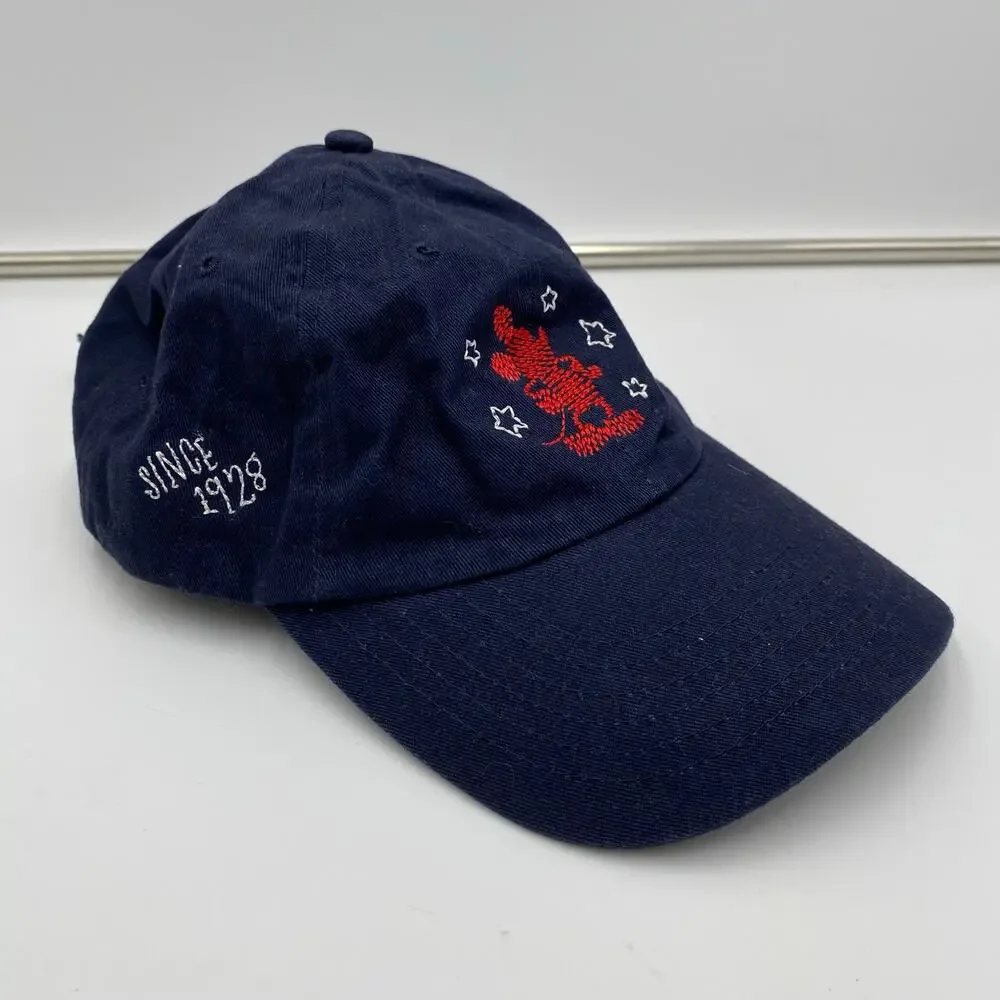 Disney Parks Unisex Navy Mickey Mouse Embroidered Adjustable Baseball Cap